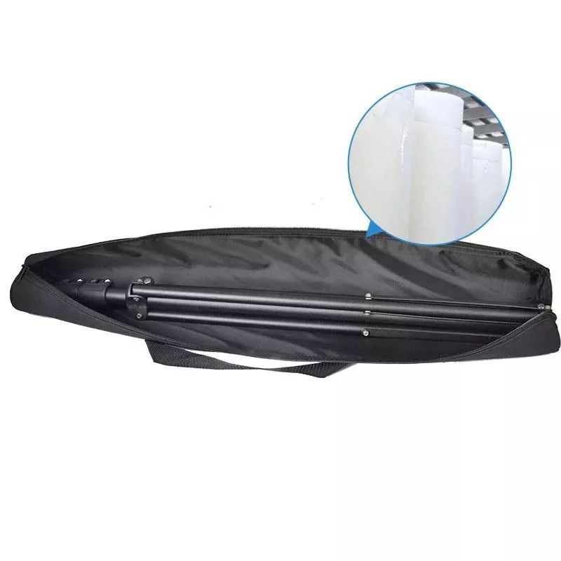 tas pelindung lighting tebal model tabung lightstand jinjing doubleziper
