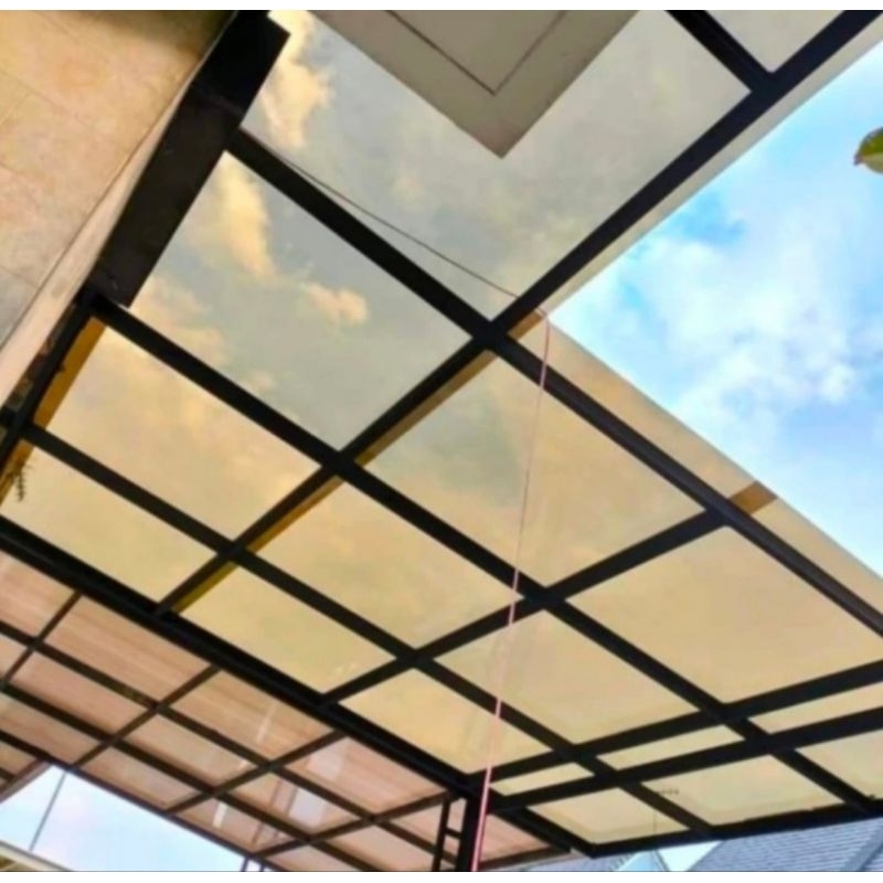 kanopi baja ringan atap solarflat 1,2m