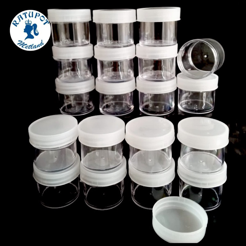 pot sample pot salep pot urine 10 cc bening plastik