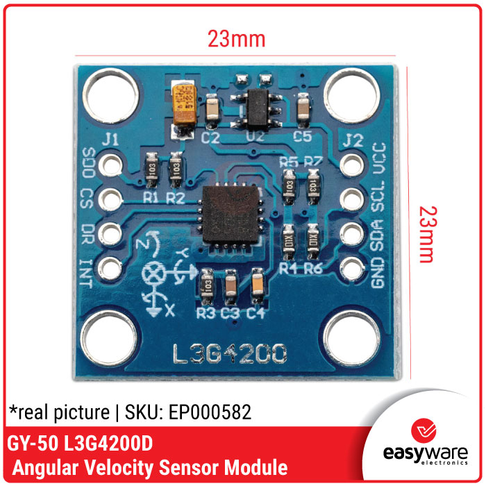 GY-50 L3G4200D Triple Axis Gyro Angular Velocity Sensor Module