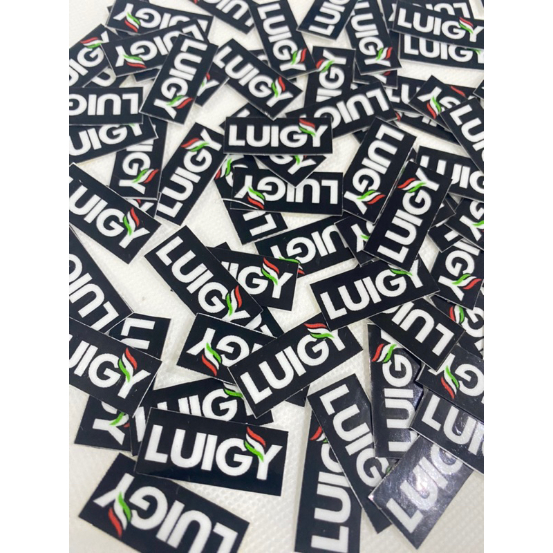 stiker logo luigy emblem luigy stiker velg luigy vespa