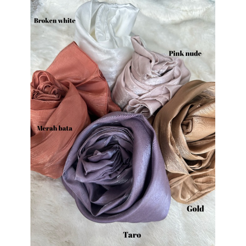 pashmina shimer silk  premium