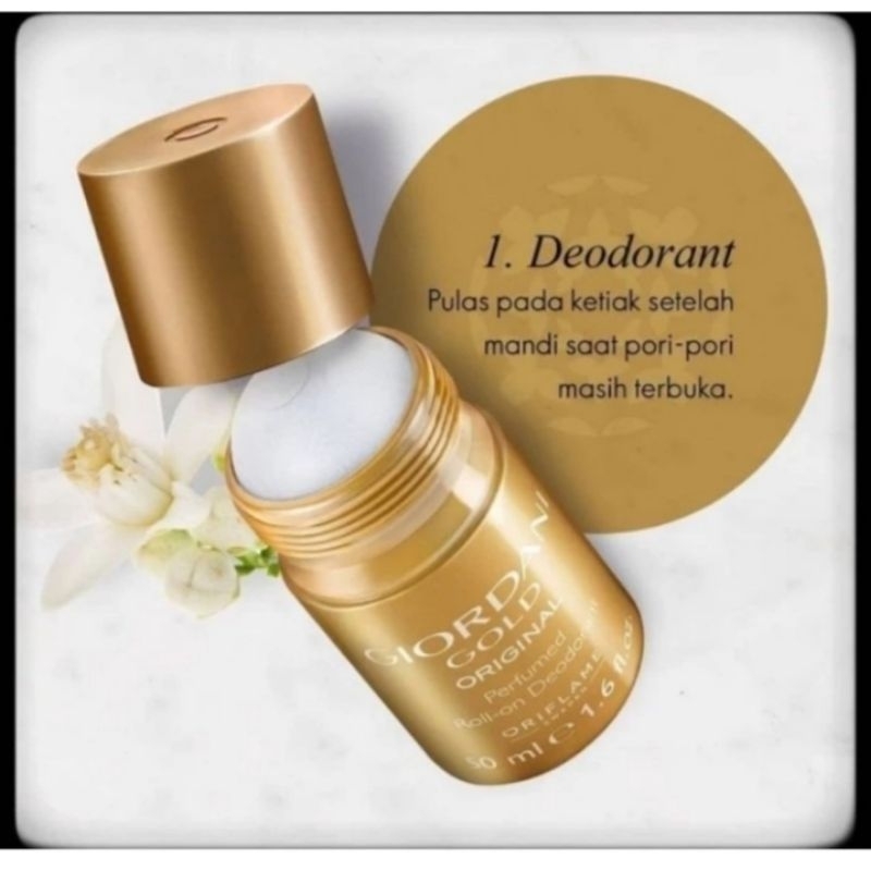 Giordani Gold Original Perfumed Roll-on Deodorant / Miss Giordani Gold