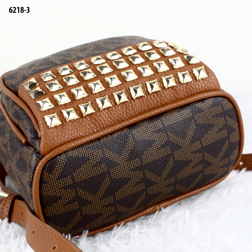 RANSEL SIGNATURE STUDDED BACKPACK 6218-3 (FREE PAPERBAG) 6218