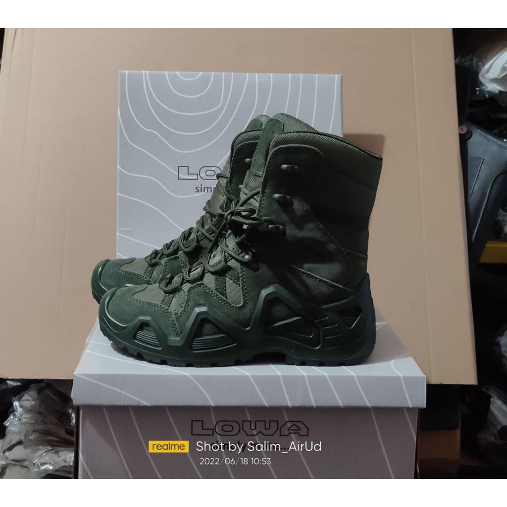 SEPATU PDL TACTICAL  L0W44 BOOTS HIJAU IMPORT TERLARIS