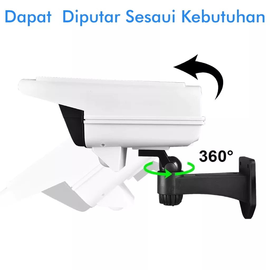 {DS} Lampu Solar Sensor Tenaga Surya 77 LED Lampu Model CCTV IP65 Waterproof YH 2178T