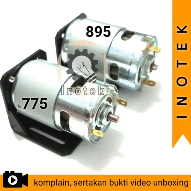 Bracket 775, 795, 895, 750, 755, 850, 855 dudukan motor DC lengkap dengan mur baut