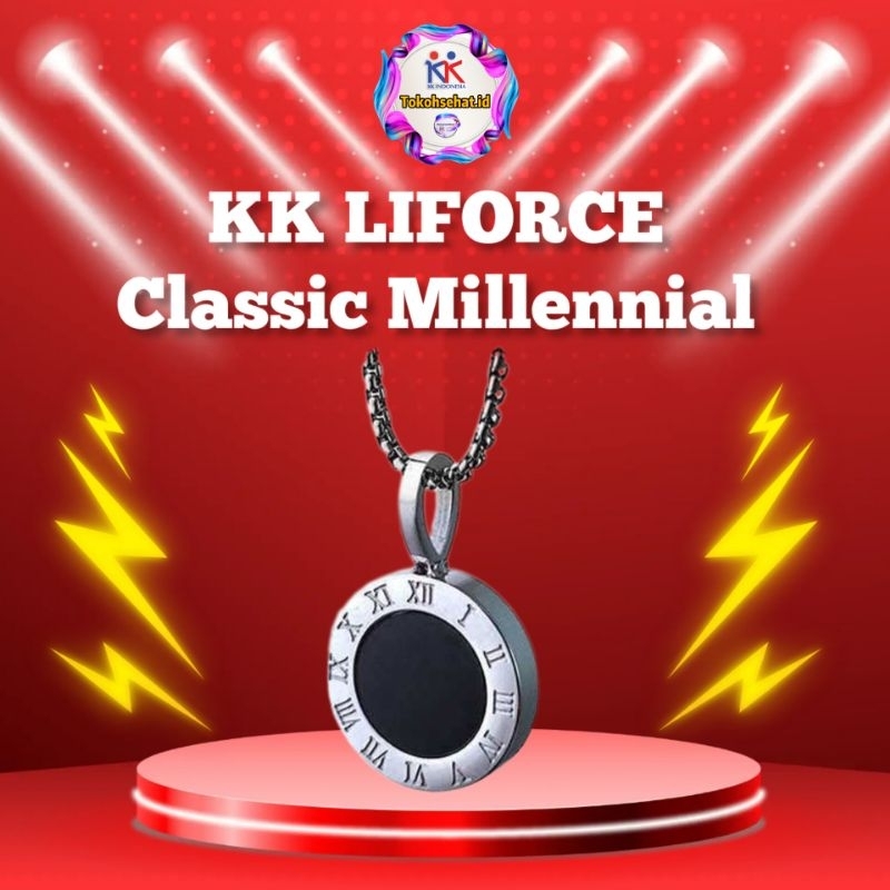 KK LIFORCE Classic Millennial Kalung Kesehatan Anti Radiasi KK Liforce Original Promo KK Indonesia