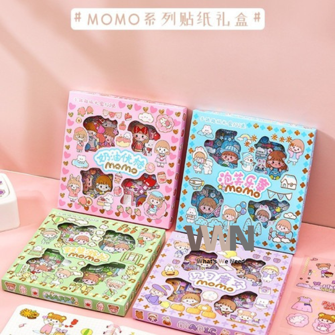 

Stiker MOMO Isi 100 Lembar Set Motif Kartun Korea Lucu Anti Air
