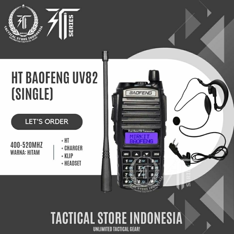 HT BAOFENG UV82 ORIGINAL / HANDY TALKIE BAOFENG UV-82