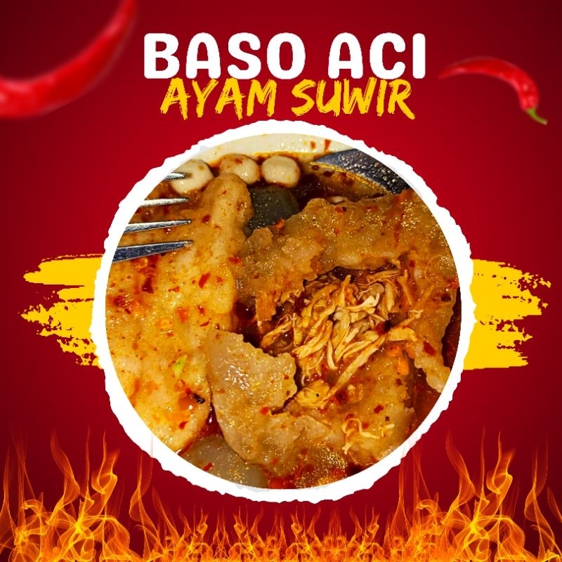 Boci Ayam Suwir l Baso Aci Ayam suwir l Boci Instan