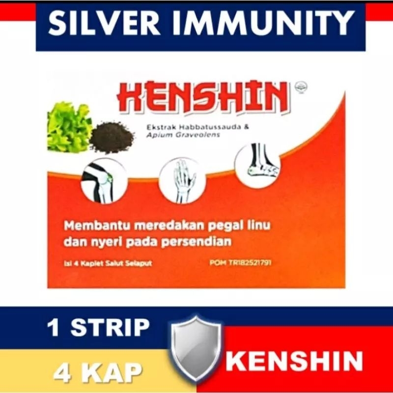 KENSHIN Obat Herbal Pereda nyeri sendi, asam urat
