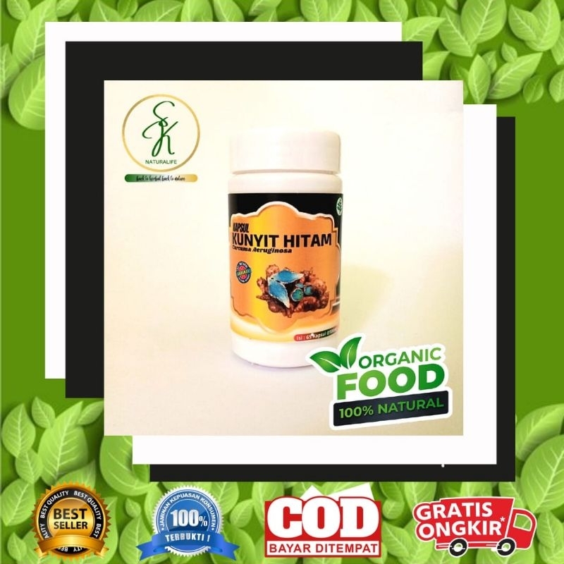 Kapsul Herbal Kunyit Hitam COD