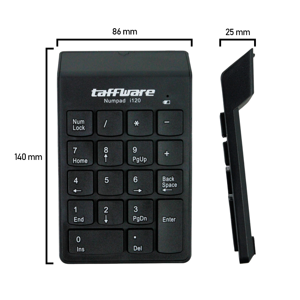 Taffware Keypad Numeric Wireless 2.4 GHz 10 Meter - i120