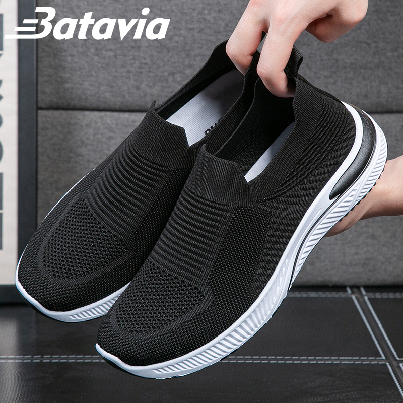 Batavia IMPORT SEPATU SLIP ON PRIA SPORT ONKE + BOX DAN KAOS KAKI B20