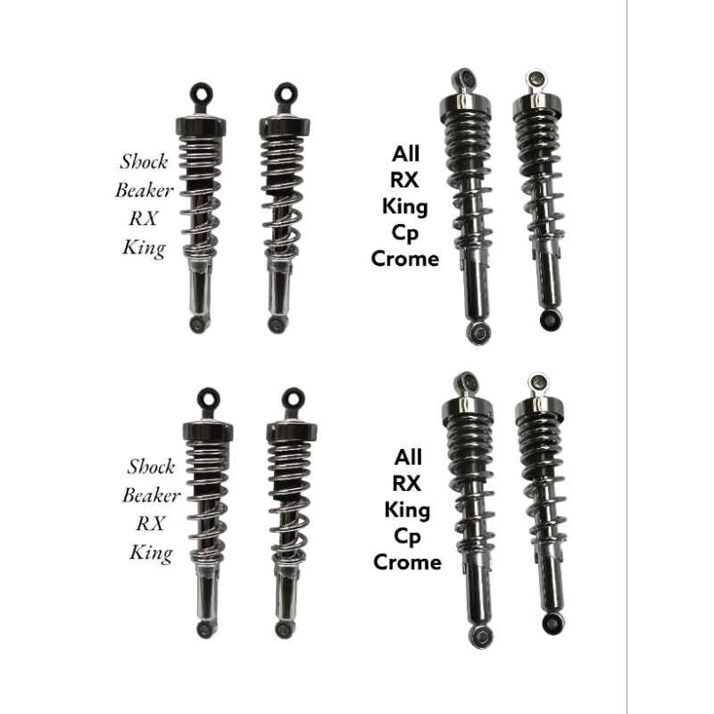 Shock Shockbreaker Belakang Cp Crome RX KING Old New Pnp All RX King