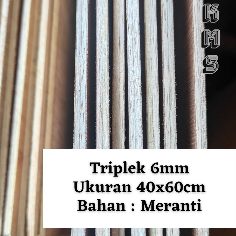 Triplek 40x60cm 6mm