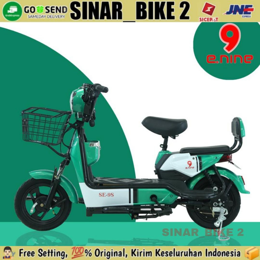 Sepeda Listrik E-Nine SE-9s 500 Watt Electric E Bike