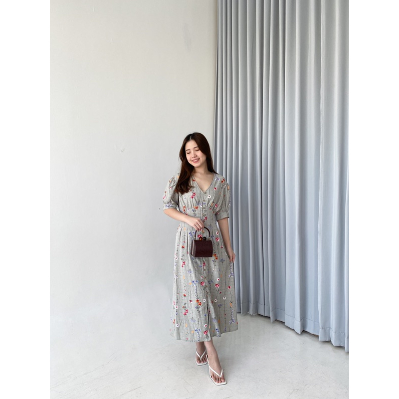 Hyejin Midi Dress | Dress Korean Look