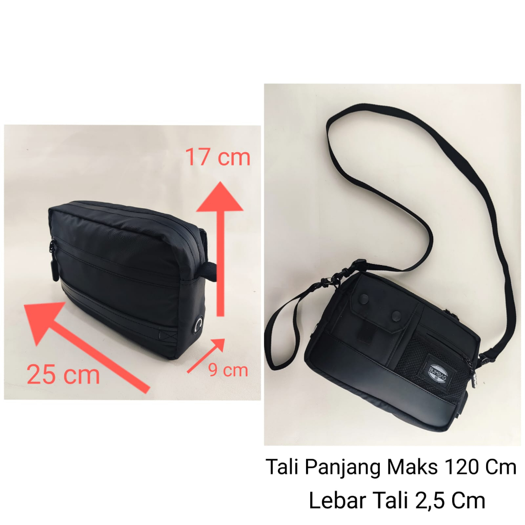 BUMBAG - Tas Selempang KELVIN Pria Axton Sling Bag Waterproof Clutch Bag Terbaru - Tas Selempang Pria Anti Air Sling Bag Kelvin Waterproof Pouch Bag Pria Anti Air Waist Bag Distro Pria 191542