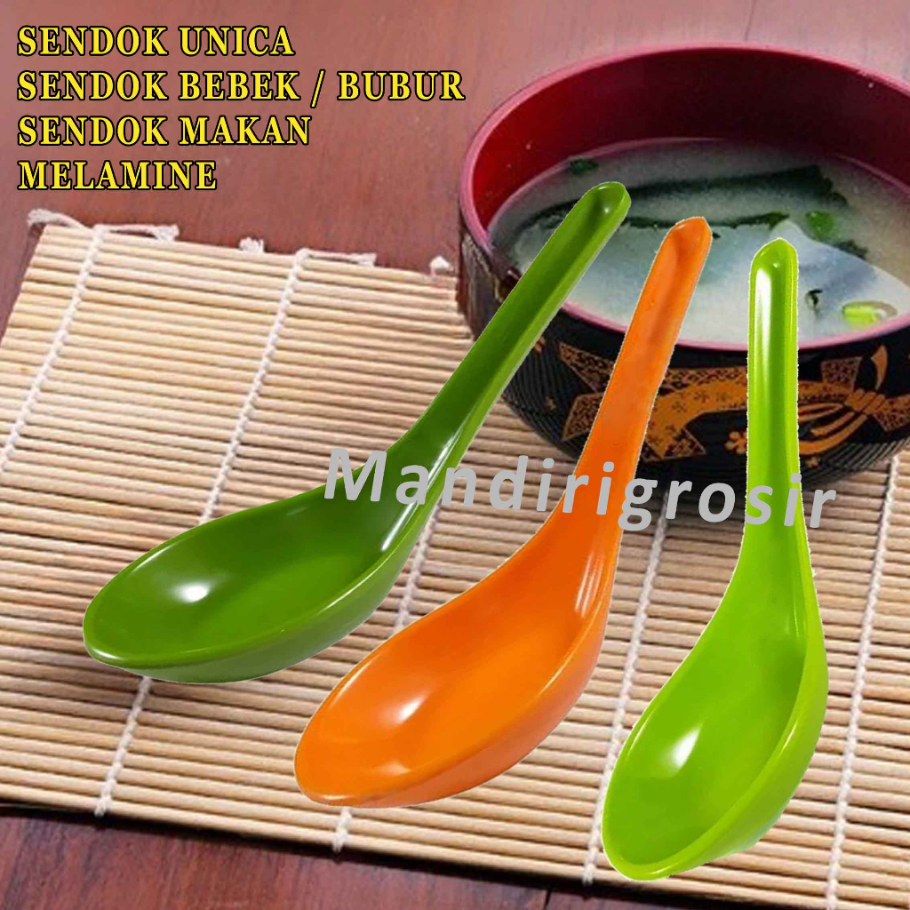 Sendok Bebek* Unica* Sendok Makan Melamine* Sendok Bubur M501