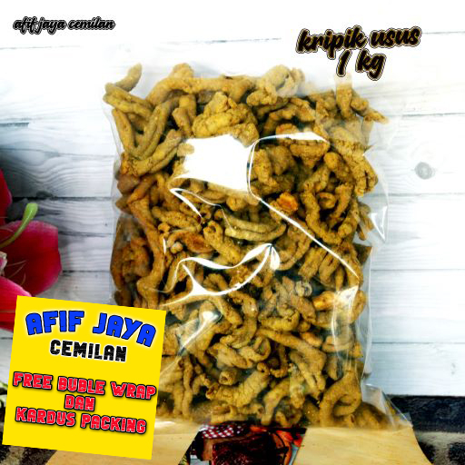 

Keripik usus ayam gurih super kiloan 1 kg afif jaya cemilan