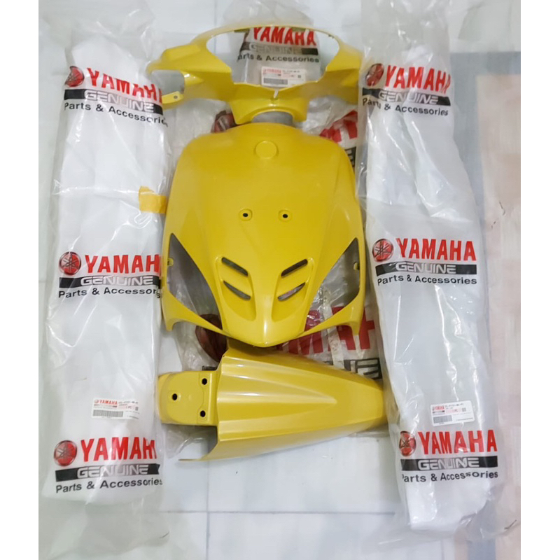 body halus kuning sporty yamaha mio 2004 original
