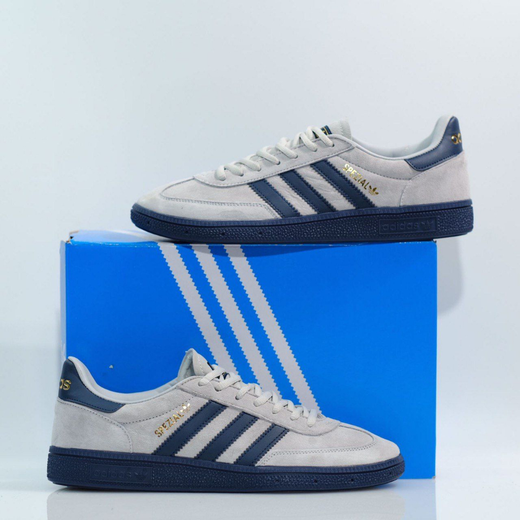 ADIDAS HANDBALL SPEZIAL GREY NAVY | ORIGINAL GUARANTEE 100% BNIB | SEPATU CASUAL