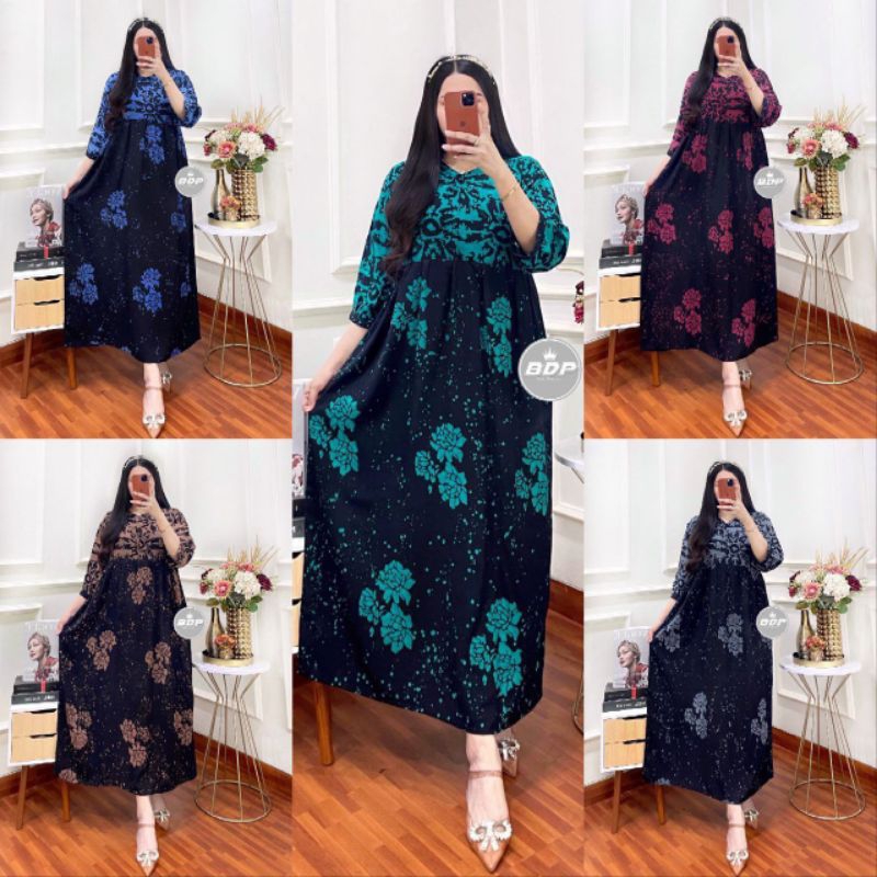 Gamis Batik Cap Malaman