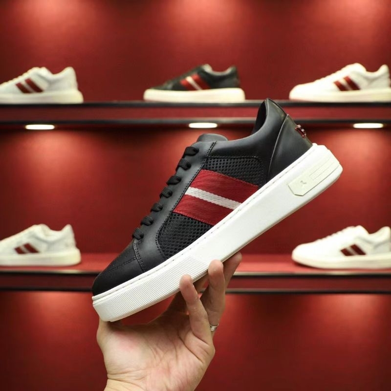 sepatu pria strip sneaker cowok bal ly p1shoes men shoes new series terlaris
