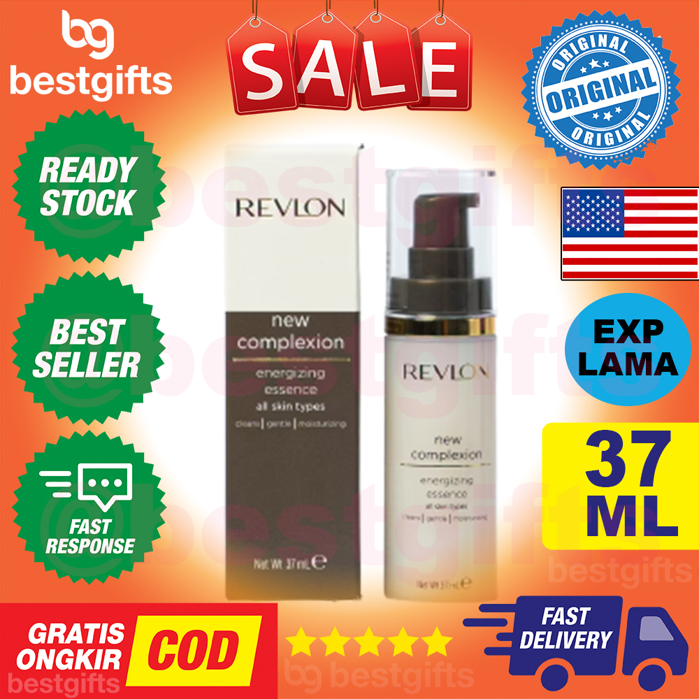 REVLON NEW COMPLEXION ENERGIZING ESSENCE MENCERAHKAN DAN MELEMBABKAN  37 ML