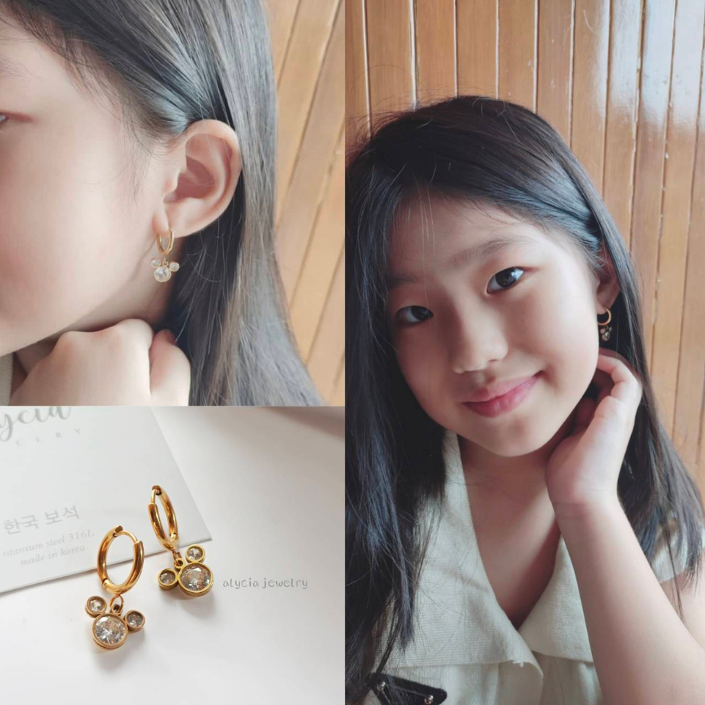 anting anak bayi  miki zircon alycia jewelry