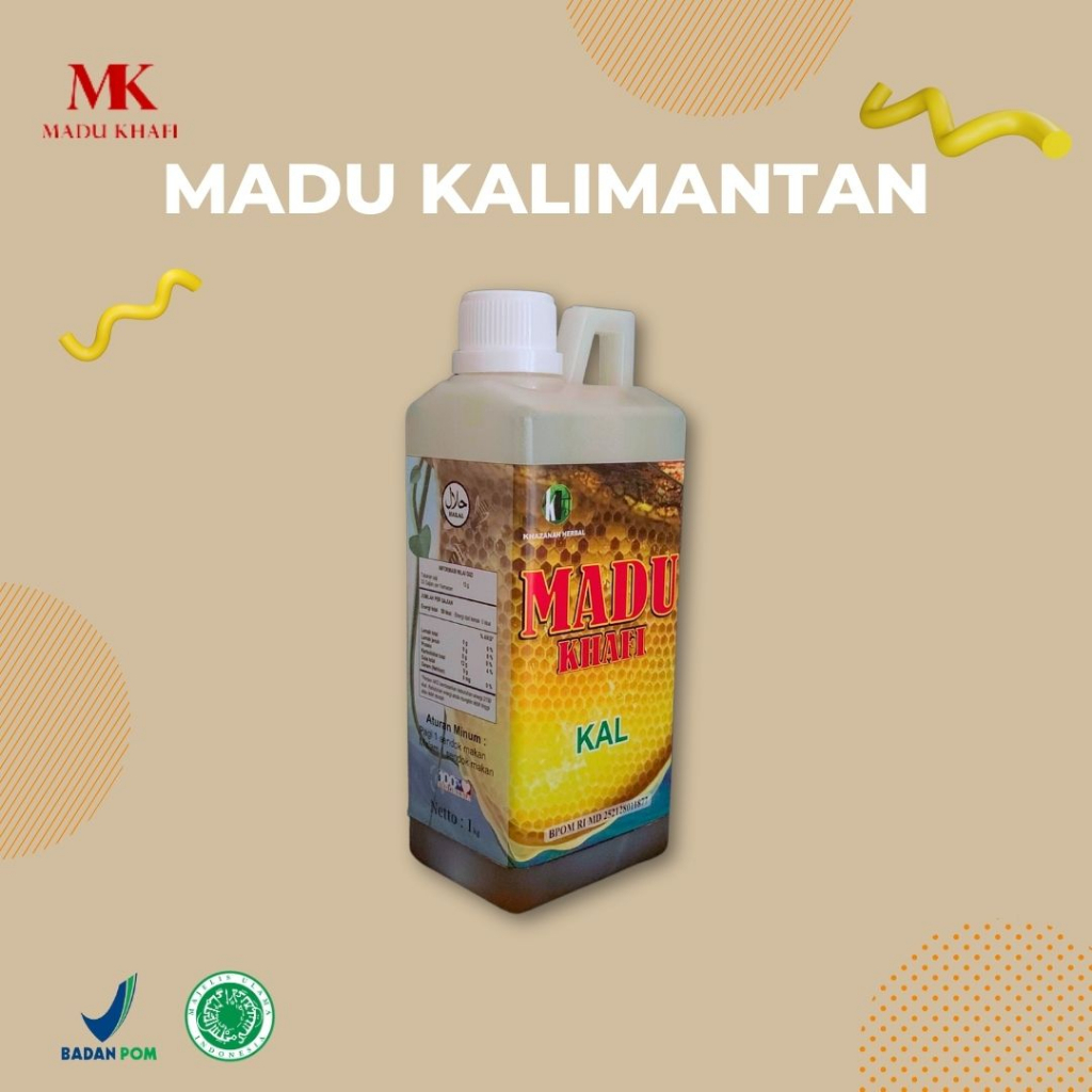 

Madu khafi kalimantan super isi bersih 1kg