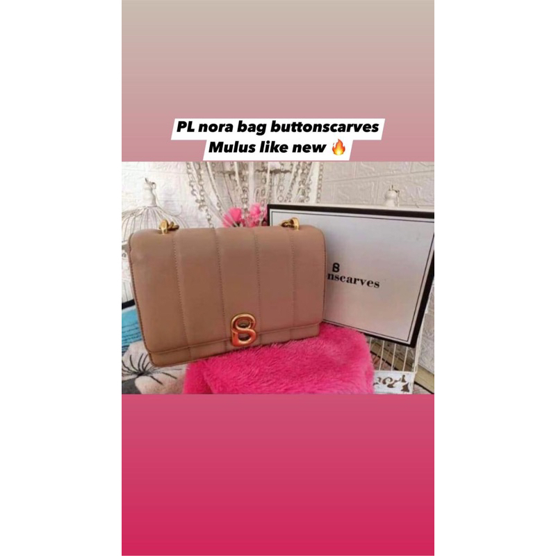 preloved nora bag buttonscarves