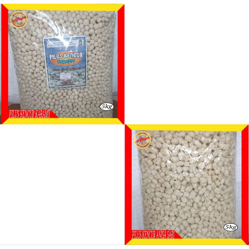 

PILUS KENCUR KARAMY / DUA SARI (5kg). bahan toping basi aci seblak dan juga untuk camilan.