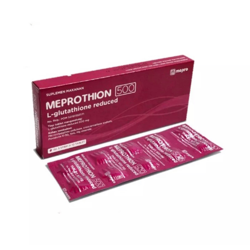 MEPROTHION 500 mg L Glutathion 500mg