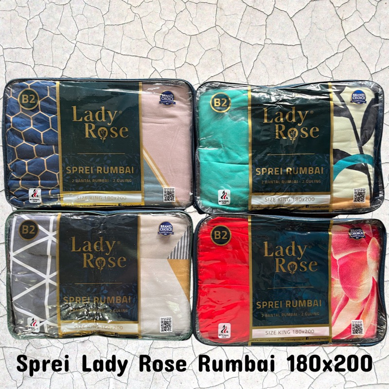 Sprei Lady Rose Rumbai 180x200
