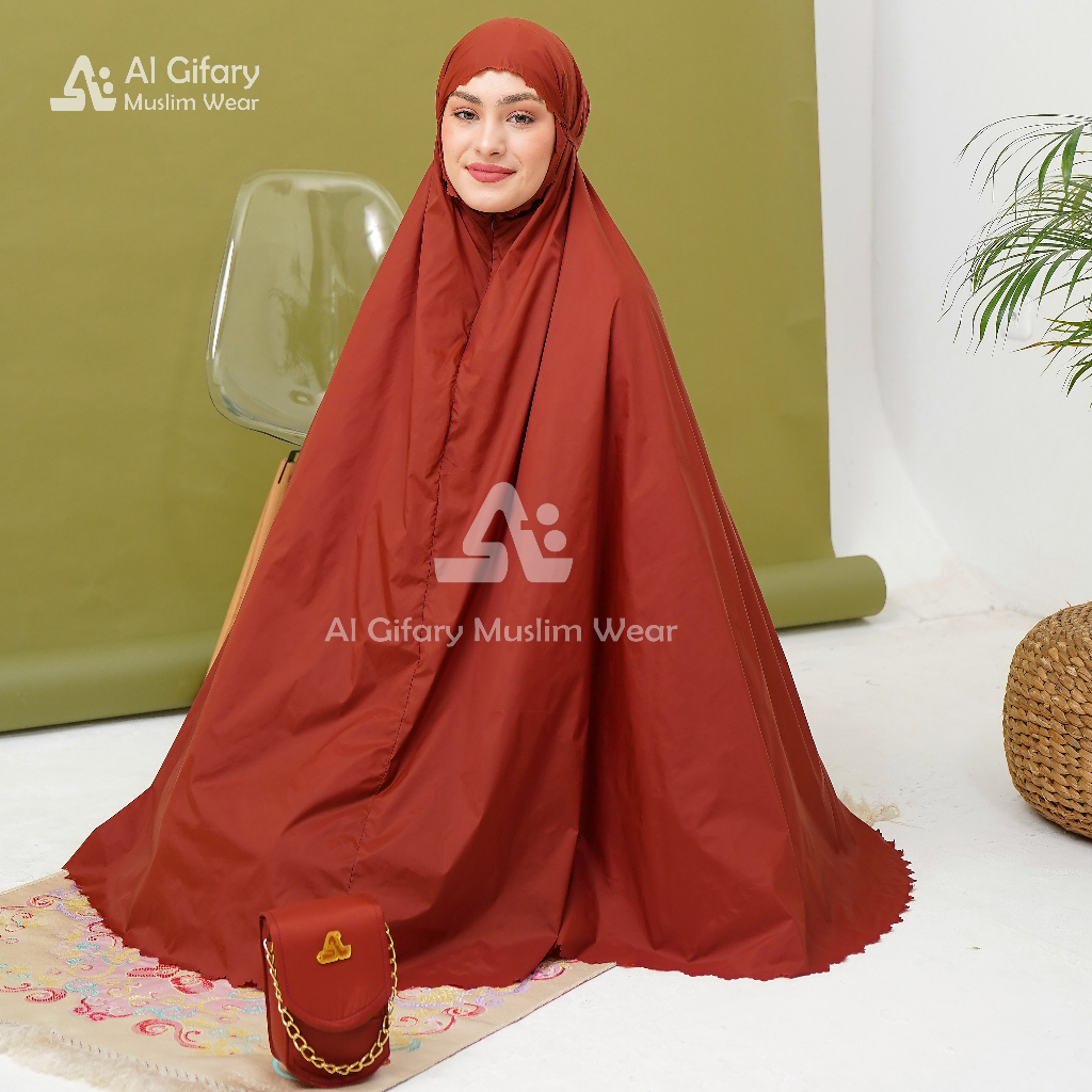 Mukena Mini Travelling 2in1 Parasut Premium Korea