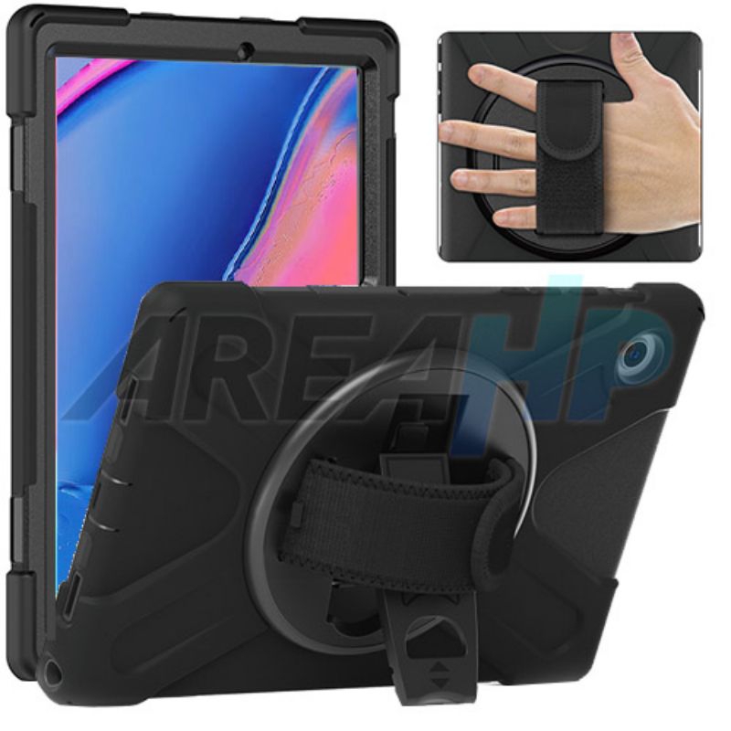 Armor X Kickstand Heavy Duty Hybrid Protective Case Casing Cover Samsung Tab A 8.0 2019 P200 P205