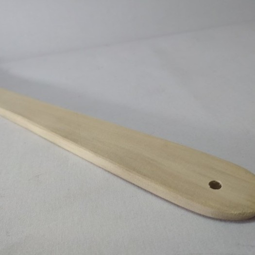 Sutil Sodet spatula teplon teflon kayu ujung lurus