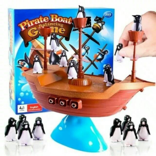 

Dijual Mainan Pirate Boat Balancing Game Penguin Balance Pirate Kapal Penguin Diskon