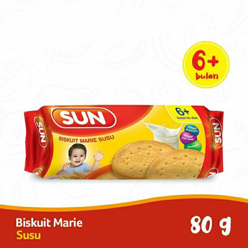 Promina Biskuit Sun Biscuit Marrie Susu 150gr Biskuit Bayi 6m+ BISKUIT BAYI