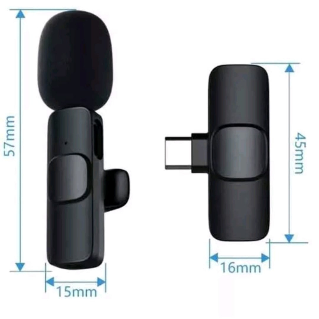 Microphone Portable Wireless Lavalier Mic USB Type C Double Microphone Original