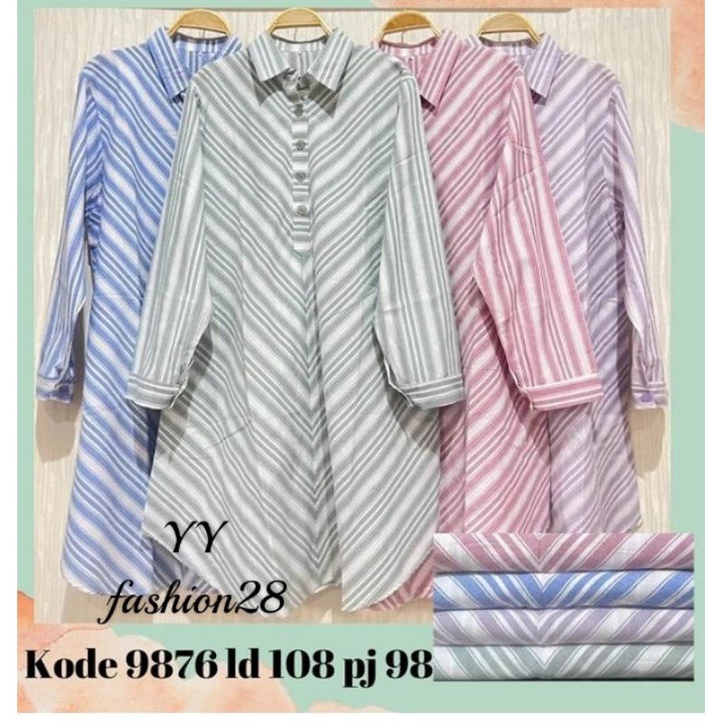 TUNIK KATUN SALUR PREMIUM / TUNIK SANTAI / TUNIK MURAH