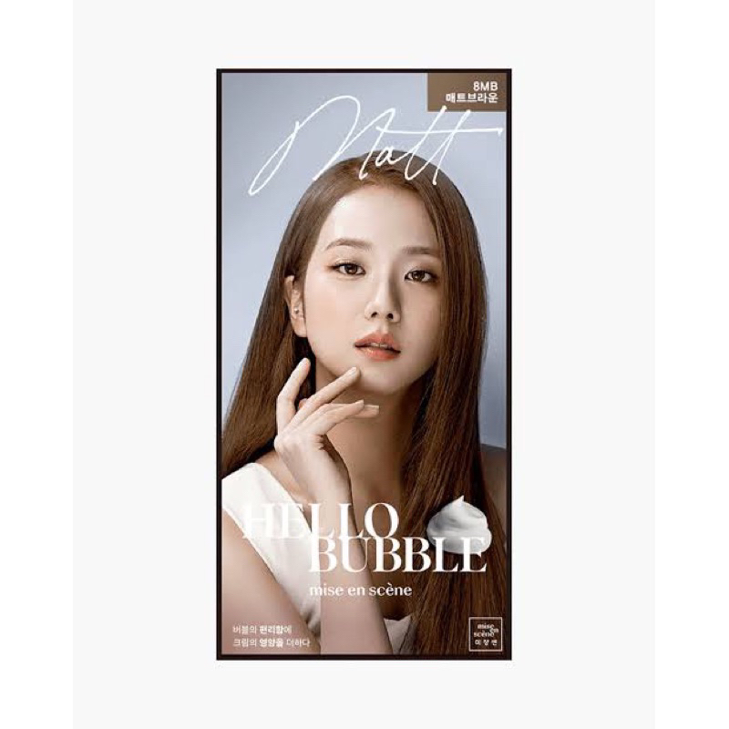 MISE EN SCENE HELLO BUBBLE X BLACKPINK KOREAN HAIR COLOR ASH BEIGE ASH OLIVE TONE UP BLEACH ASH TAUP