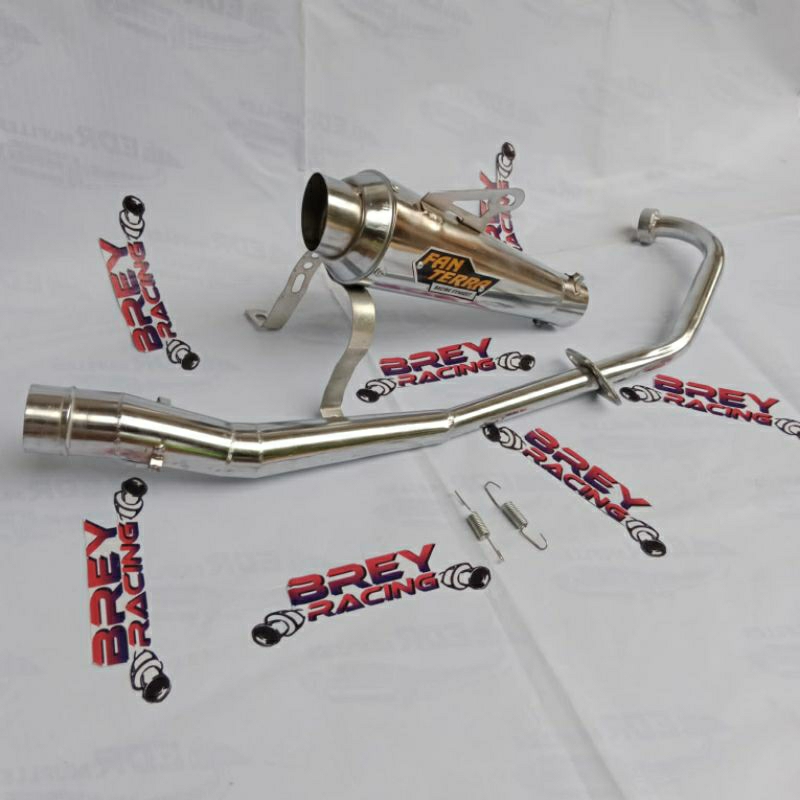 knalpot fanterra racing jupiter mx old jupiter mx new satria fu 150
