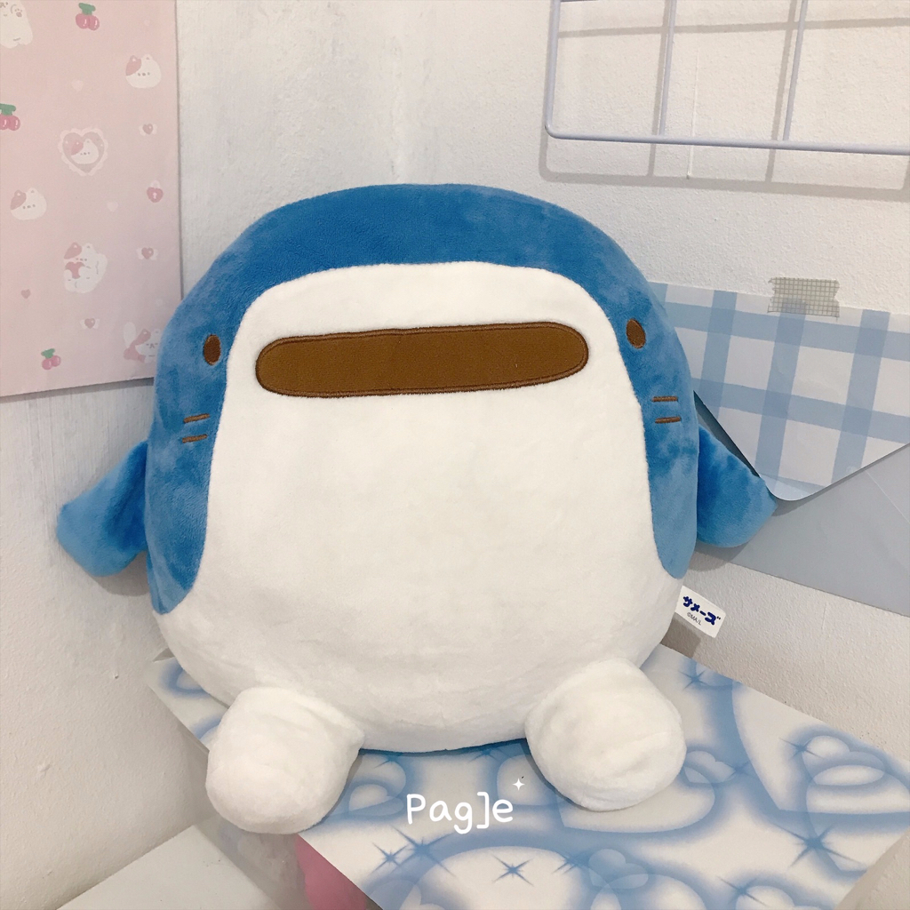 Samezu Mochi Soft Shark Hiu [New] - Plush Doll Boneka