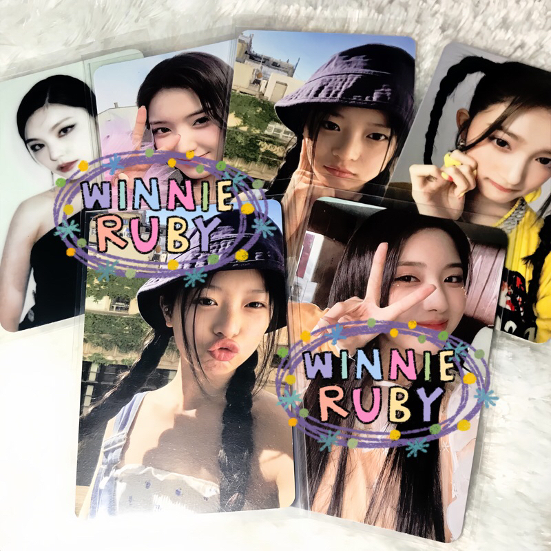 [CLEARANCE SELL] pc official hanni pout newjeans tuspi bucket weverse each yeji appmus checkmate app