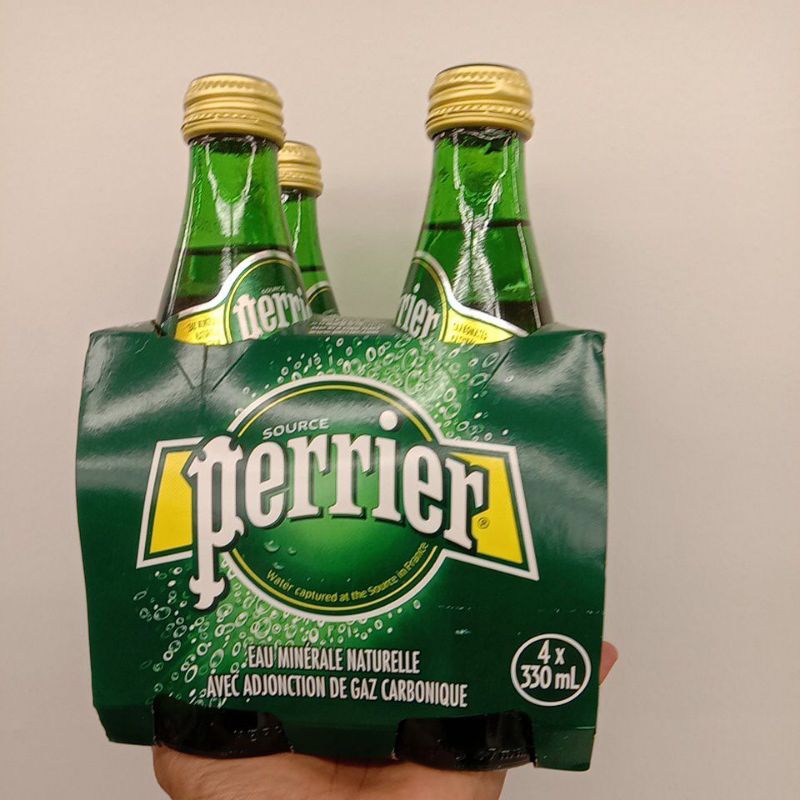 

Perrier natural mineral water 330ml x 4botol
