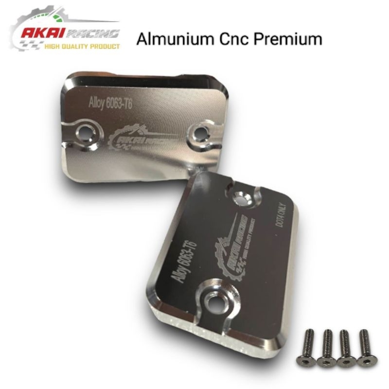 Tutup minyak Rem Almunium Censi Premium Akai Racing Pcx150 Pcx160 Pnp